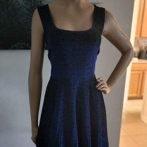 Blue sparkly dress size lulu's size L